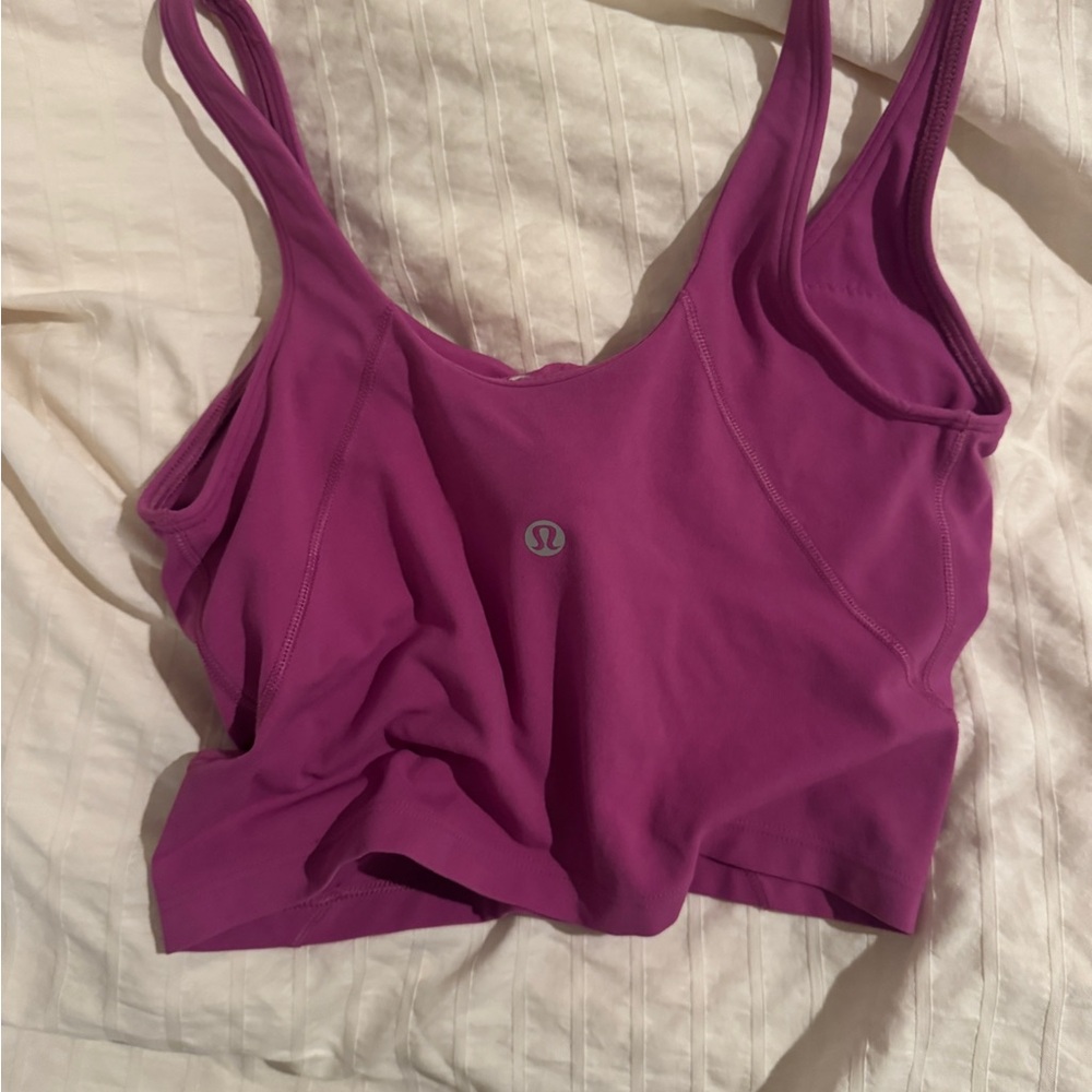 lululemon vivid plum align tank size 4